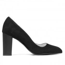 Elegante Damenschuhe 1278 schwarze Antilope