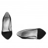 Elegante Damenschuhe 1278 schwarze Antilope