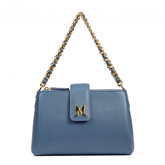 Damen Schultertasche 003g Blau Damen Schultertasche 003g Blau