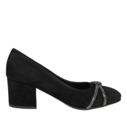 Elegante Damenschuhe 1336 Antilopenschwarz