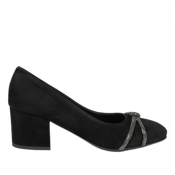 Elegante Damenschuhe 1336 Antilopenschwarz