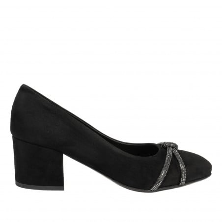 Elegante Damenschuhe 1336 Antilopenschwarz