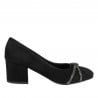 Elegante Damenschuhe 1336 Antilopenschwarz