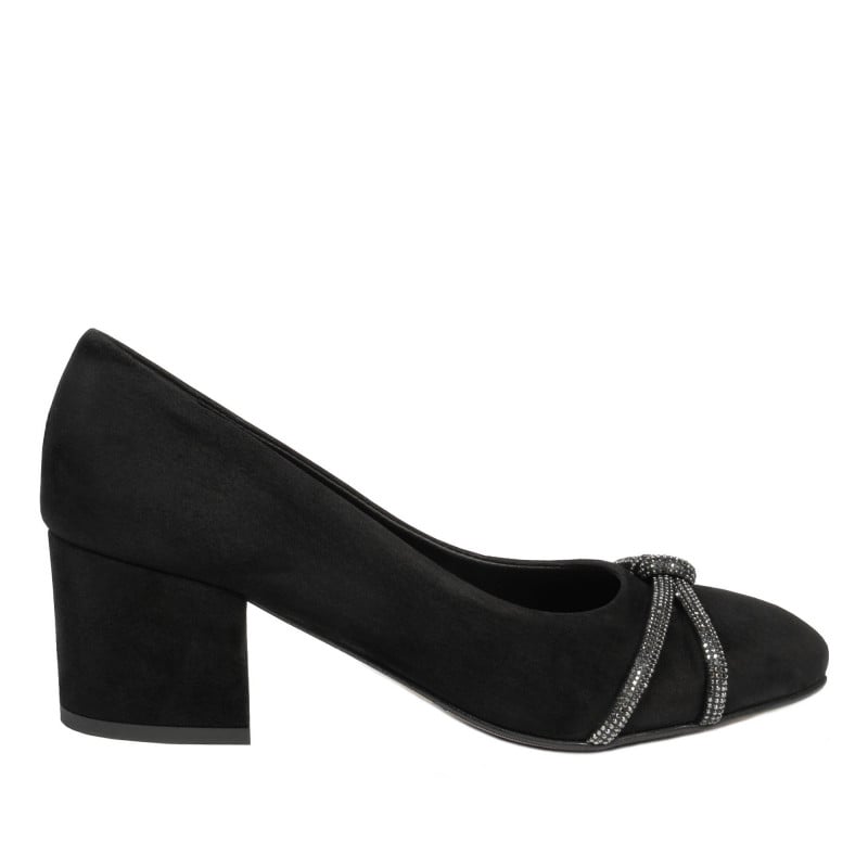 Elegante Damenschuhe 1336 Antilopenschwarz