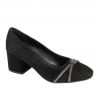 Elegante Damenschuhe 1336 Antilopenschwarz