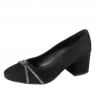Elegante Damenschuhe 1336 Antilopenschwarz