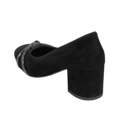 Elegante Damenschuhe 1336 Antilopenschwarz