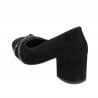 Elegante Damenschuhe 1336 Antilopenschwarz