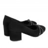 Elegante Damenschuhe 1336 Antilopenschwarz