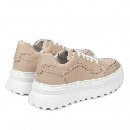 Damen Sneakers 6074 puder kombiniert