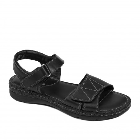 Damensandalen 5090 schwarz