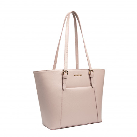 Damen Schultertasche 021g rose kaviar