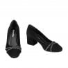 Elegante Damenschuhe 1336 Antilopenschwarz