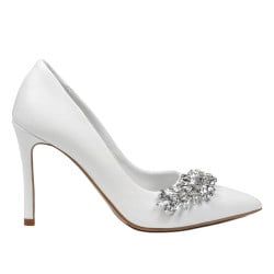 Damen elegante Schuhe 1300 weiß