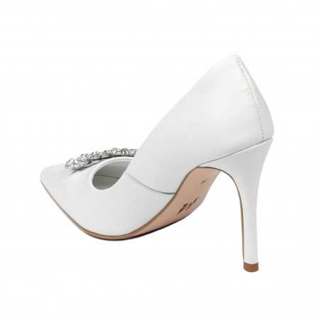 Damen elegante Schuhe 1300 weiß