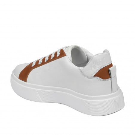 Damen-Sportschuhe 6073 weiß+camel