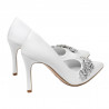 Damen elegante Schuhe 1300 weiß