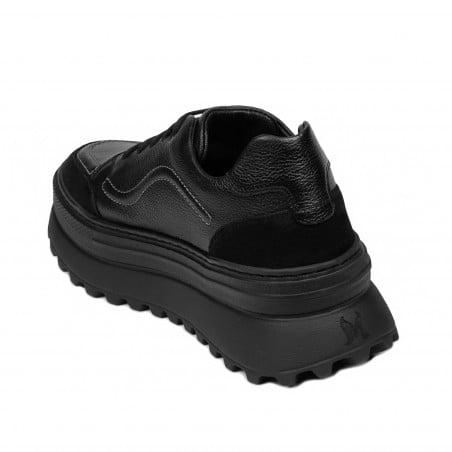 Damen-Sneaker 6074 schwarz kombiniert