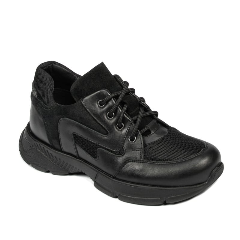 Jugendsportschuhe 8001 schwarz kombiniert