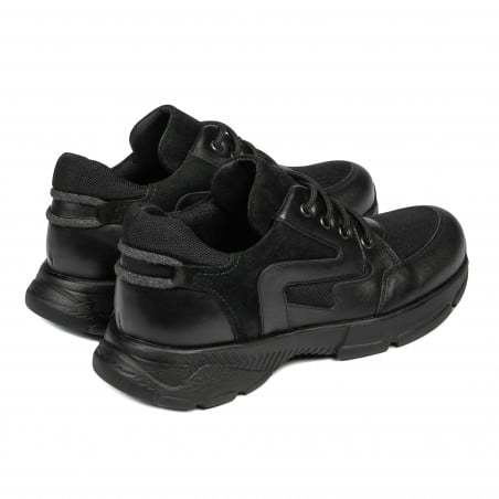 Jugendsportschuhe 8001 schwarz kombiniert