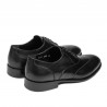 Elegante Herrenschuhe 964 schwarz