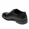 Elegante Herrenschuhe 964 schwarz
