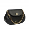 Damentasche Schultertasche 026g Biz Schwarz