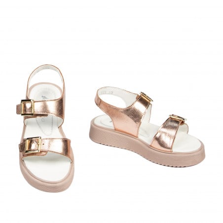 Kindersandalen 529 Perlmutt Puder