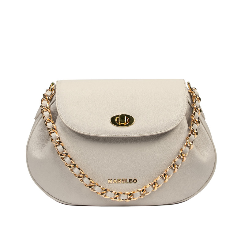 Damen-Schultertasche 026g biz panna