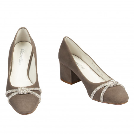 Elegante Damenschuhe 1336 Sandantilopen