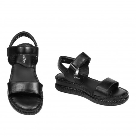 Damensandalen 5105 schwarz