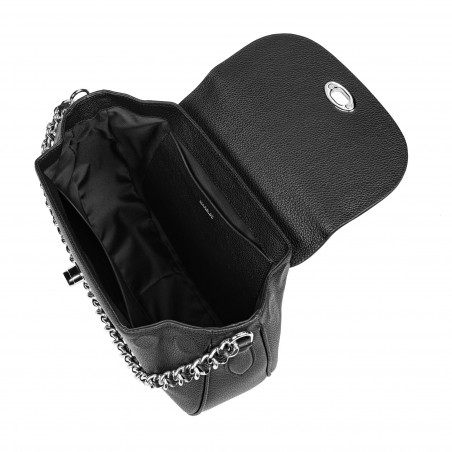 Damentasche Schultertasche 026g 01 biz schwarz