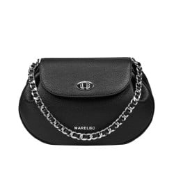 Damentasche Schultertasche 026g 01 biz schwarz