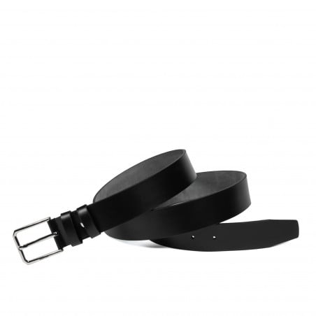 Herrengürtel 70b schwarz glänzend