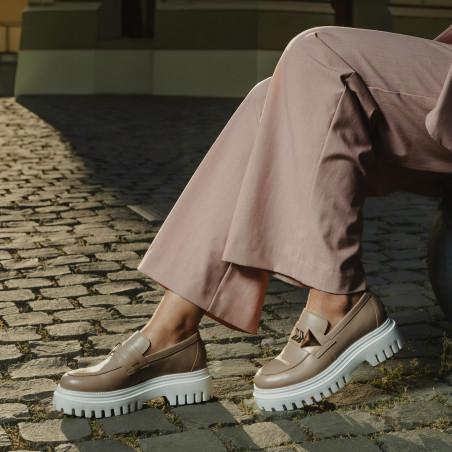 Damen Freizeitschuhe 6072 Sandfarbe lifestyle