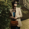 Damentasche Handtasche 023g Croco Camel lifestyle