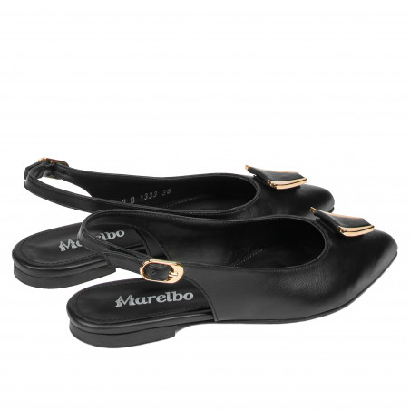 Damen Ballerinas 1333 schwarz