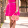 Damentasche Handtasche 022g rose kombiniert lifestyle