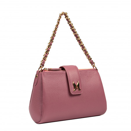 Damentasche Schultertasche 003g Himbeerrosa