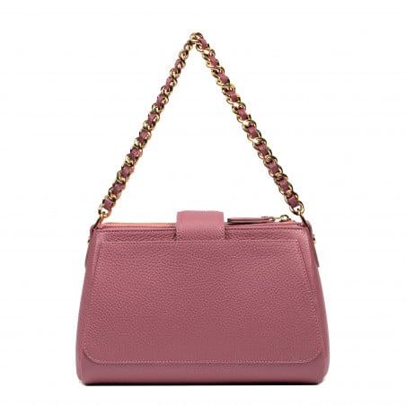 Damentasche Schultertasche 003g Himbeerrosa