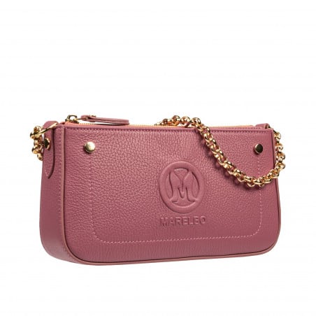 Umhängetasche Damen 024g biz rosa Himbeere