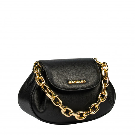 Damentasche Schultertasche 027g schwarz