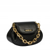 Damentasche Schultertasche 027g schwarz