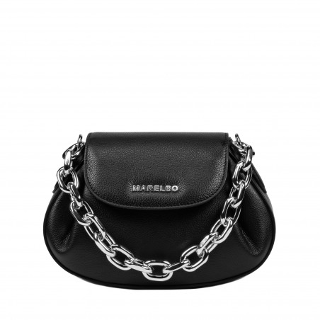 Damentasche Schultertasche 027g 01 schwarz