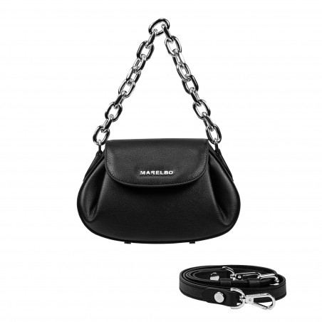 Damentasche Schultertasche 027g 01 schwarz