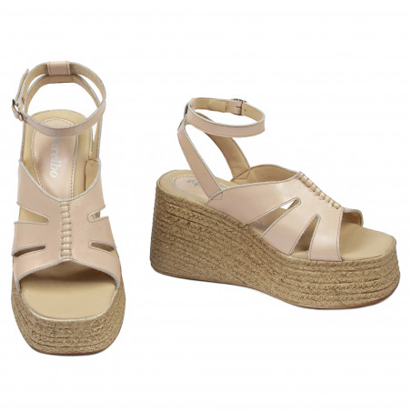 Damensandale 5108 Beige Perlmutt