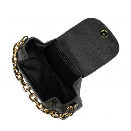 Damentasche Schultertasche 027g schwarz