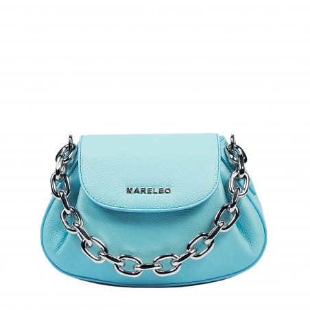 Damentasche Schultertasche 027g 01 Hellblau