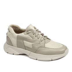 Herren-Sportschuhe 966 beige kombiniert