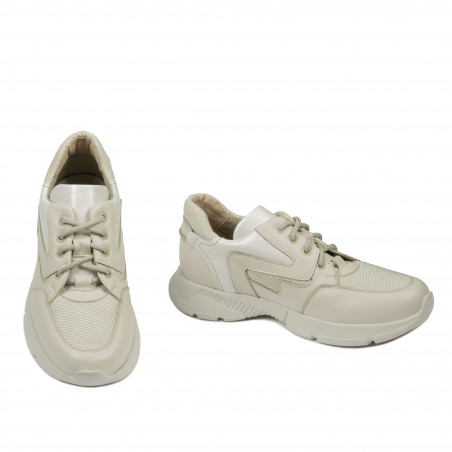 Jugendsportschuhe 8001 beige kombiniert